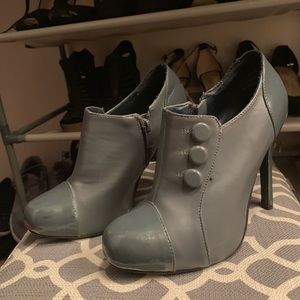 Grey Bootie Heels
